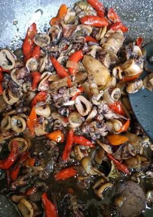 Foto resep Cumi hitam