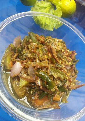 Foto resep Teri Sambel ijo