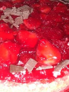 Una foto de Torta de frutillas!!🍓🍓