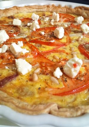 Une photo de Tarte à l'oignon