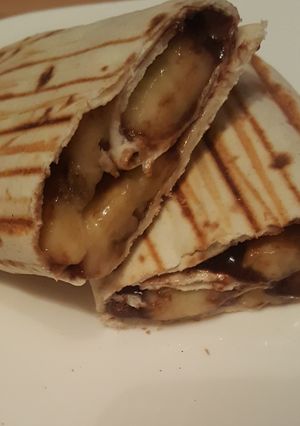 Une photo de Panini Nutella Banane