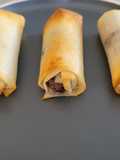 Nems banane chocolat