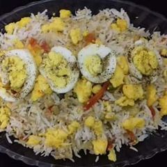 A picture of Vegetable Egg Fried Rice #CookpadApp.