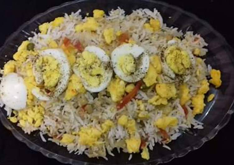 Steps to Prepare Speedy Vegetable Egg Fried Rice #CookpadApp