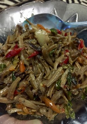 Foto resep Tumis teri pedas