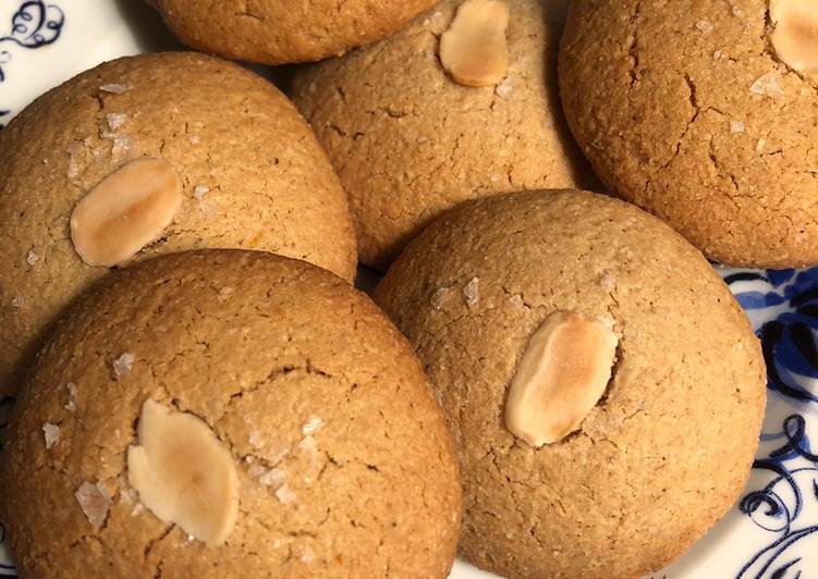 Step-by-Step Guide to Make Award-winning Chewy orange and tahini cookies - vegan