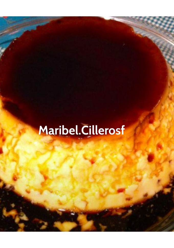 Una foto de Flan de huevo