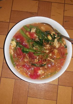 Foto resep Seblak basah sayur kangkung