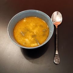 A picture of Hungarian Yellow Beans Soup.