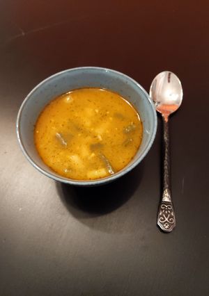 A picture of Hungarian Yellow Beans Soup.