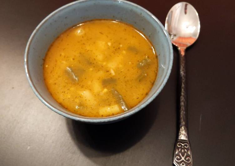 Tasty And Delicious of Hungarian Yellow Beans Soup