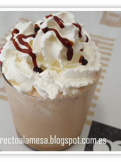 Una foto de Frapuccino de caramelo