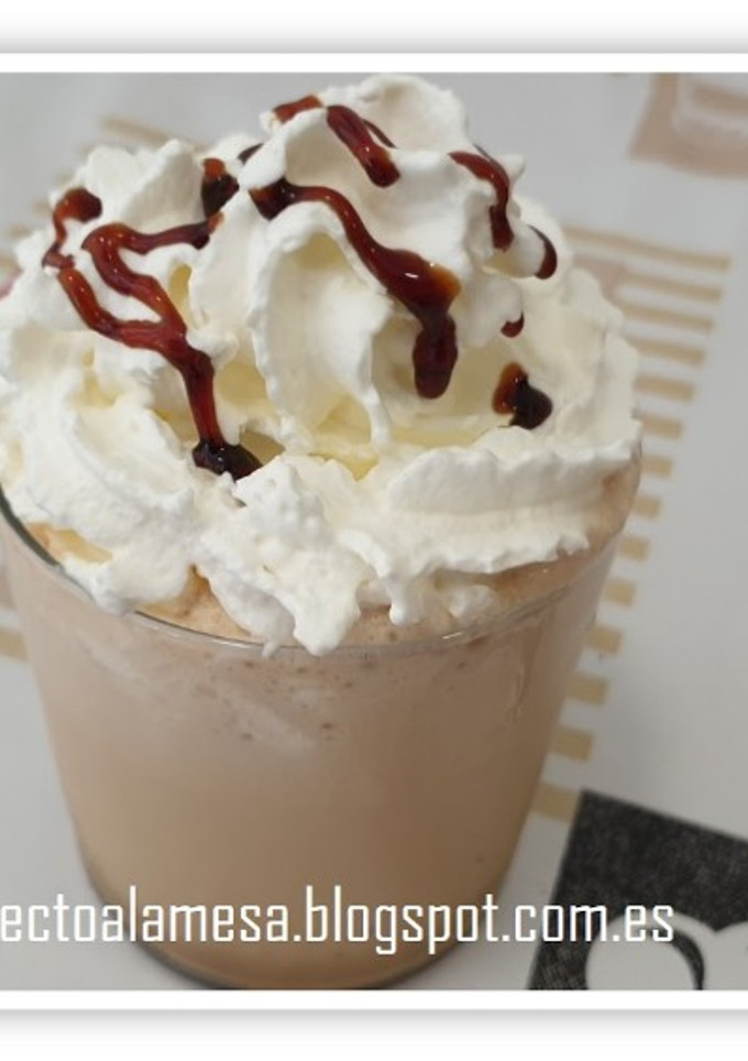 Una foto de Frapuccino de caramelo