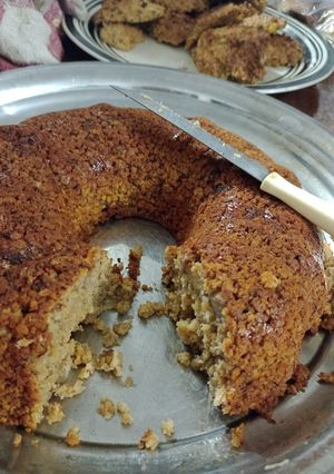 Una foto de Torta tres ingredientes sin harina