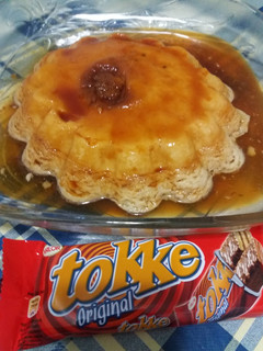 Una foto de Flan de Tokke