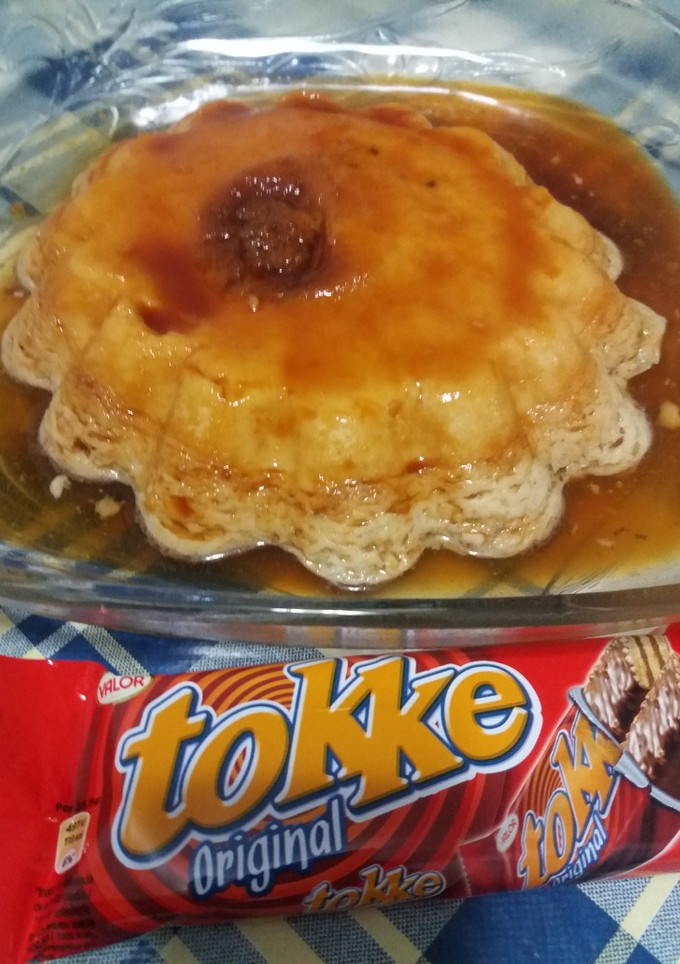 Una foto de Flan de Tokke