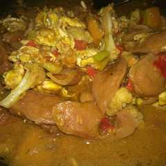 รูปของ Sosis mix telur (mirip seblak)