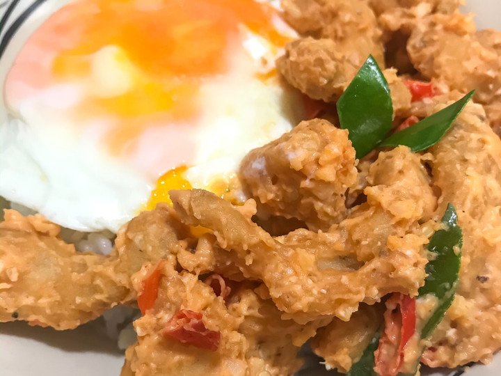 Cara Gampang Menyiapkan Chicken Salted Egg Rice Bowl Anti Gagal