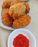 Khoai môn bọc thịt chiên giòn