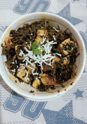 A picture of Methi Paneer.