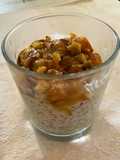 Chia pudding con frutta fresca