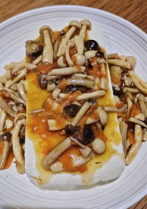 A picture of Steam Silken Tofu.