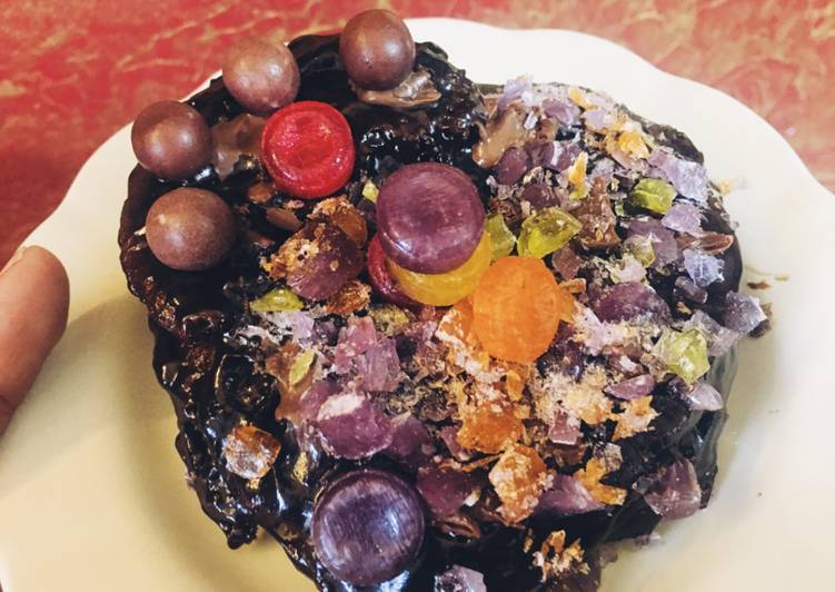 Recipe: Yummy Chocolate Popins Mini Cake
