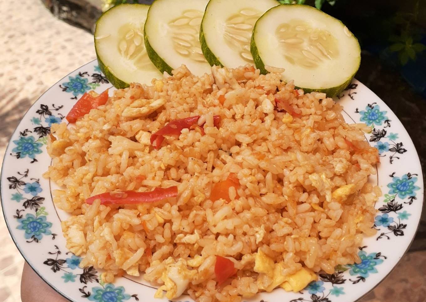 Nasi goreng sarapan simple