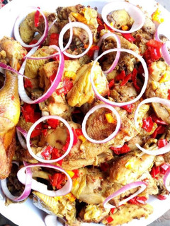 A picture of Peppered chicken.