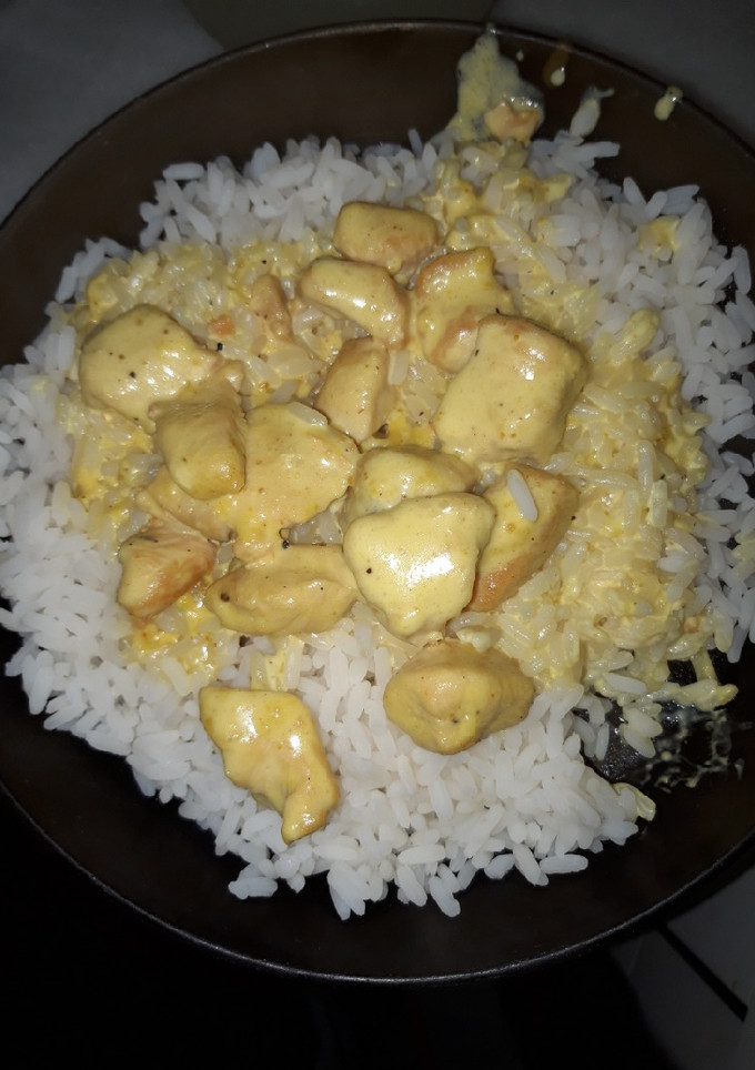 Una foto de Pollo al Curry