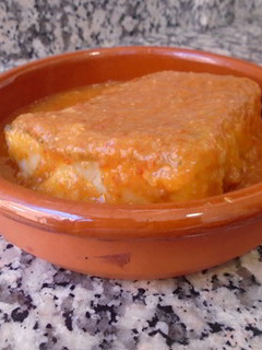 Una foto de Bacalao a la vizcaína
