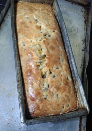 Una foto de Budín de aceitunas... y Budín de salame