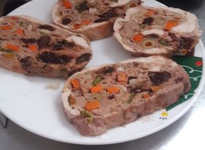Una foto de Galantina de pavo