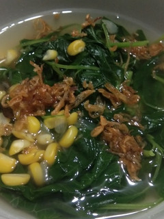 Foto resep Sayur bening bayam jagung