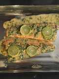 Salmon with Mustard and Garlic