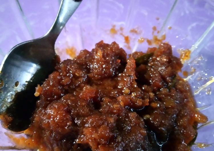 Resep Sambal Daun Jeruk yang Bisa Manjain Lidah