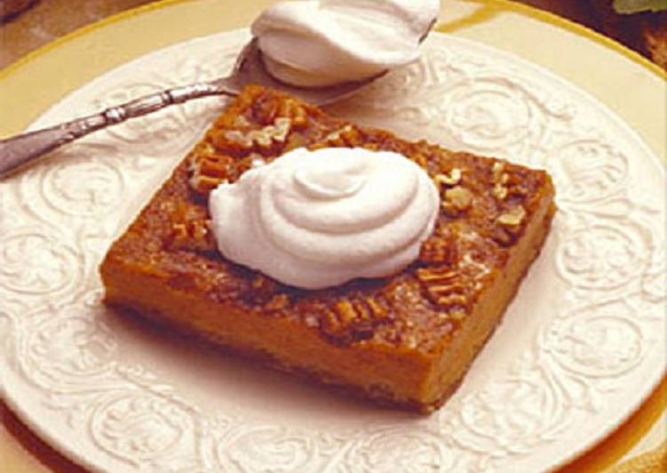 Recipe of Speedy Pumpkin-Pecan Squares