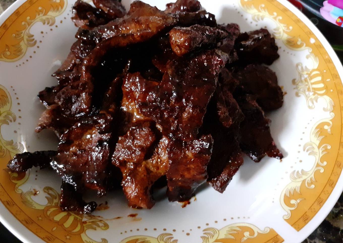 Daging sapi bakar teflon rumahan