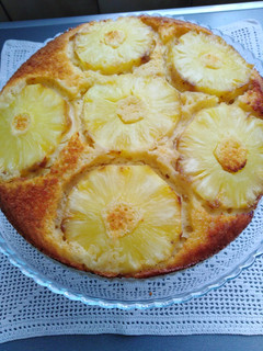 Foto di Torta capovolta con ananas e yogurt