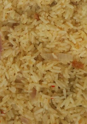A picture of Pure coconut rice.