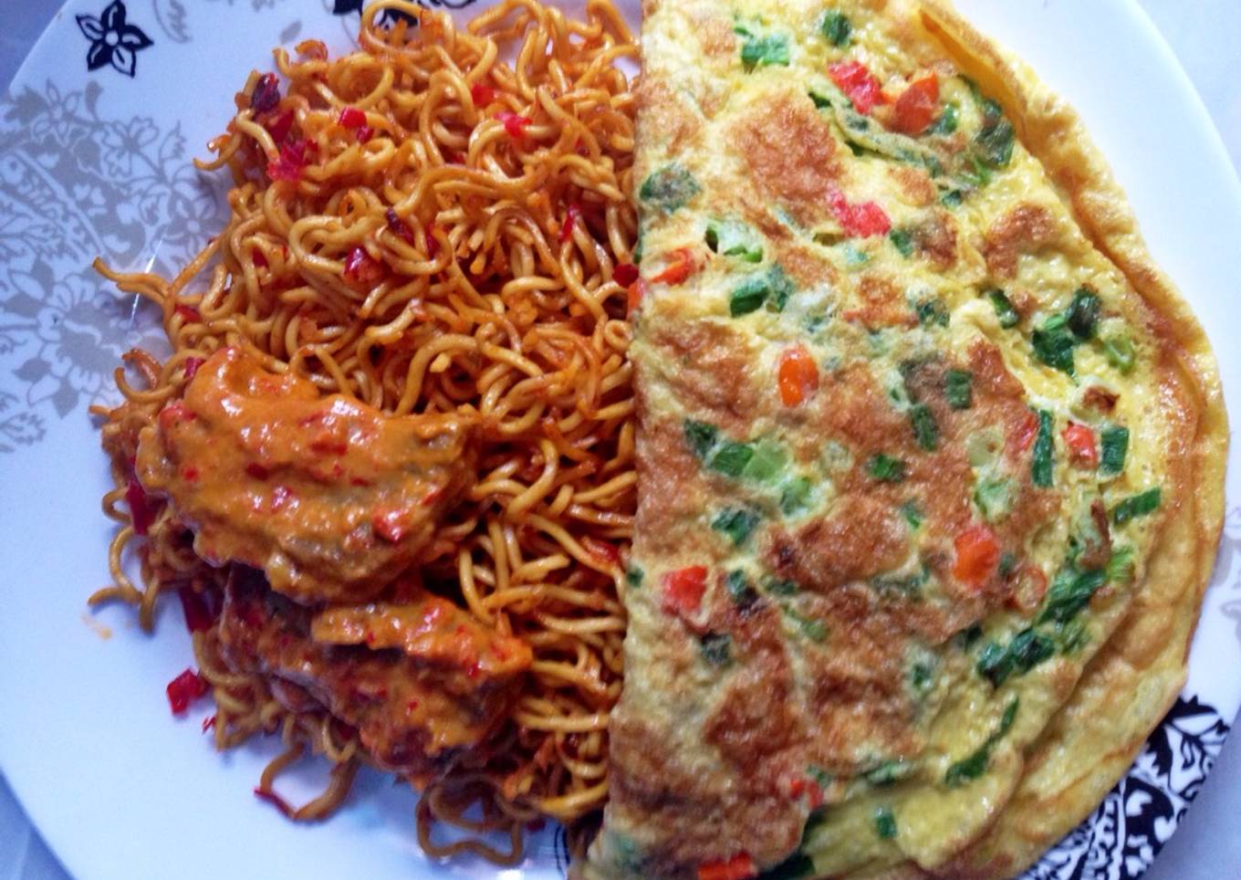 Mie telur goreng special