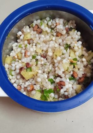 A picture of Sabudana khichdi.