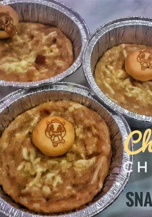 Foto resep SNACK MPASI #14M+ : Choco Biskuit Cheese Cake (Kukus) BB Booster