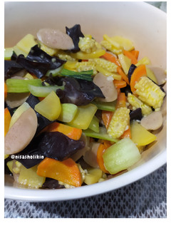 Foto resep 1. Capcay sayur