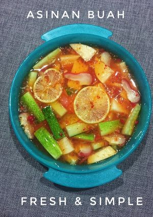 Foto resep Asinan buah segar simple