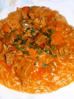 Una foto de Guiso de arroz