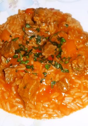 A picture of Rice Stew.