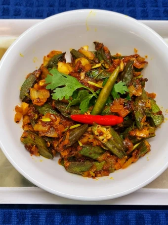 Recipe Dry Bhindi Sabzi which So Delicious