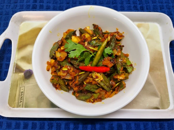 Recipe Dry Bhindi Sabzi which So Delicious