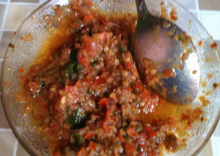 Resep Sambal daun jeruk limau, Bisa Manjain Lidah